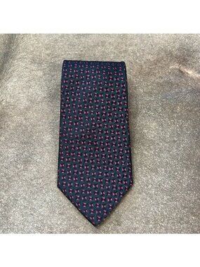 Charvet Palace Vendome Silk Patterned Geometric Tie